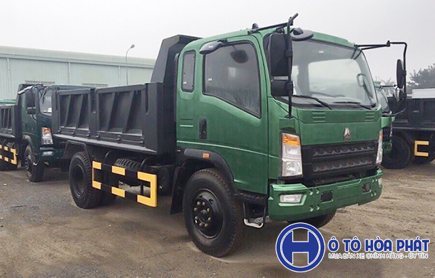 Xe tải 1000kg 2017 - Xe Ben Sinotruk tải 6T5, xe ben bán rẻ trả góp, đại lý xe ben Bình Dương