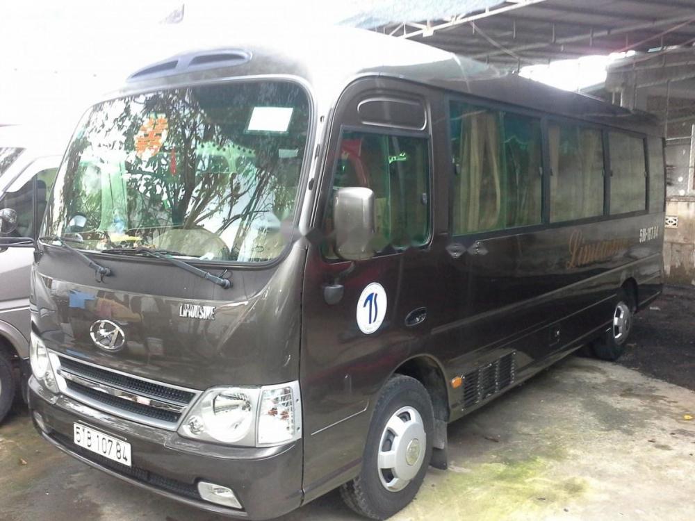 Hyundai County Limousine 2009 - Cần bán gấp Hyundai County Limousine đời 2009, màu nâu, 590 triệu