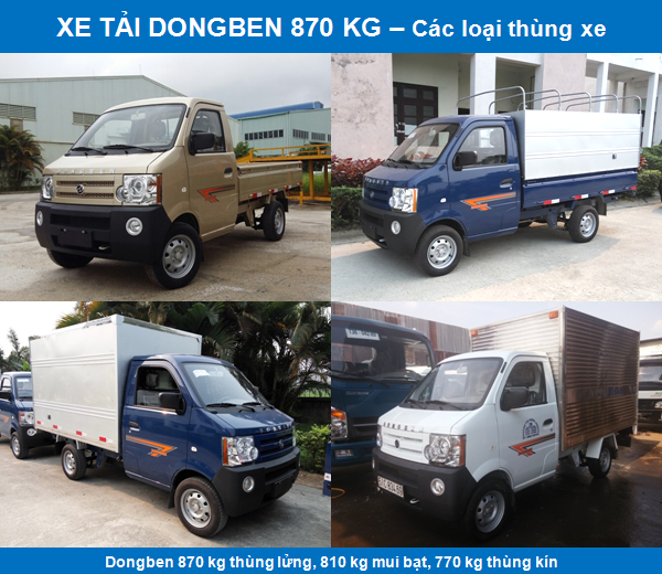 Cửu Long A315 2017 - Xe tải Dongben 750kg – xe tải Dongben 850kg - giá xe tải Dongben 900kg đời 2017- mua/bán xe Dongben