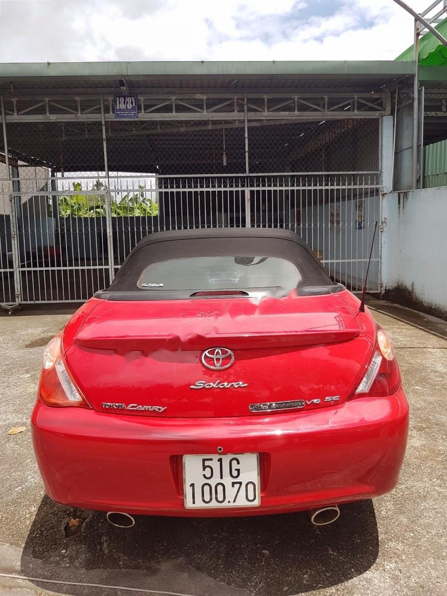 Toyota Solara 2005 - Xe Toyota Solara đời 2005, màu đỏ, nhập khẩu chính chủ giá cạnh tranh