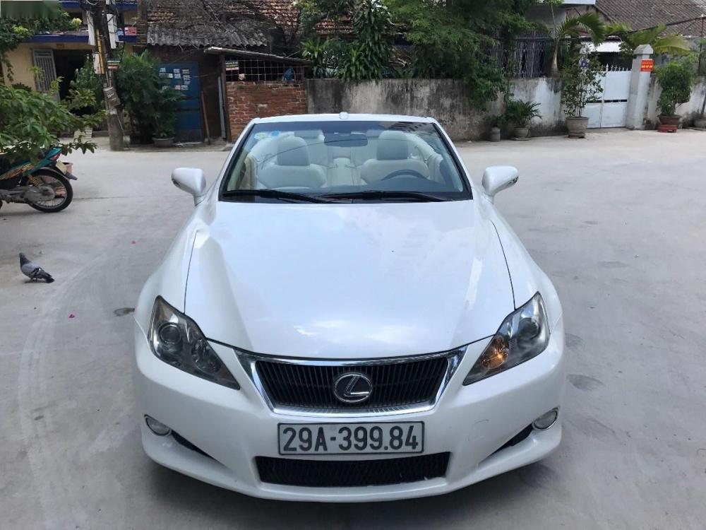 Lexus IS 250C 2009 - Cần bán Lexus IS 250C sản xuất 2009, màu trắng, xe nhập