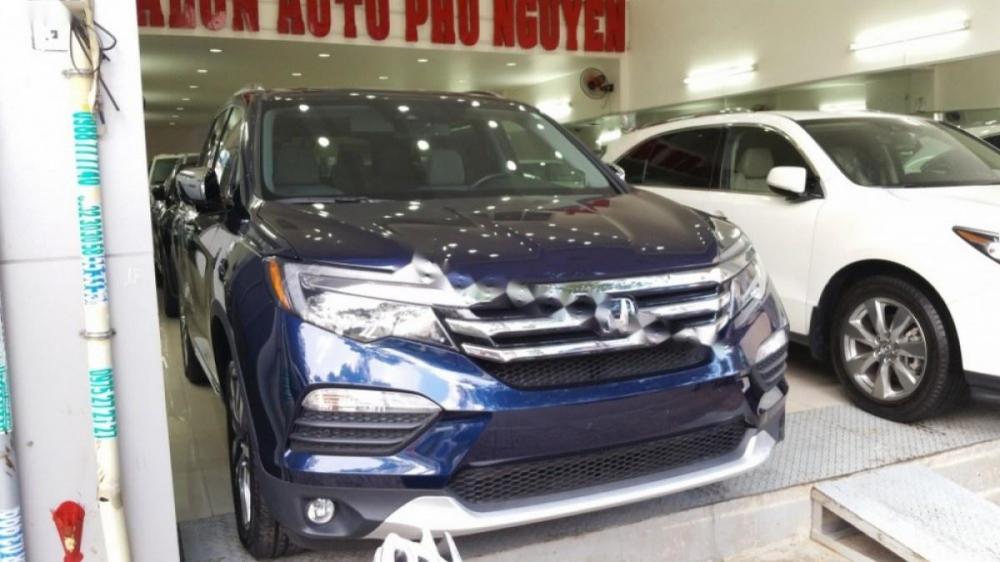 Honda Pilot 2016 - Cần bán Honda Pilot đời 2016, màu xanh lam, xe nhập số tự động