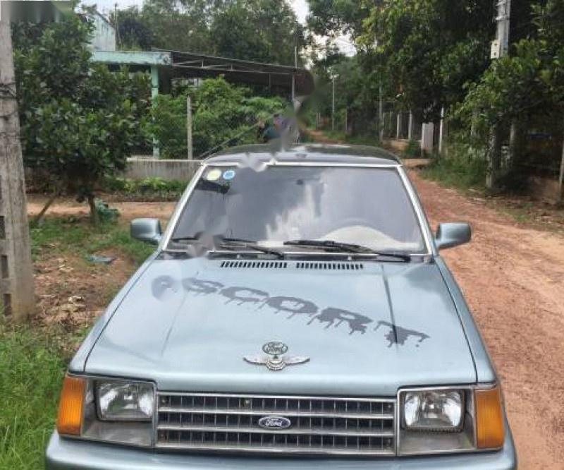 Ford Escort   1991 - Bán gấp Ford Escort năm 1991, màu xanh lam, nhập khẩu, giá 64tr