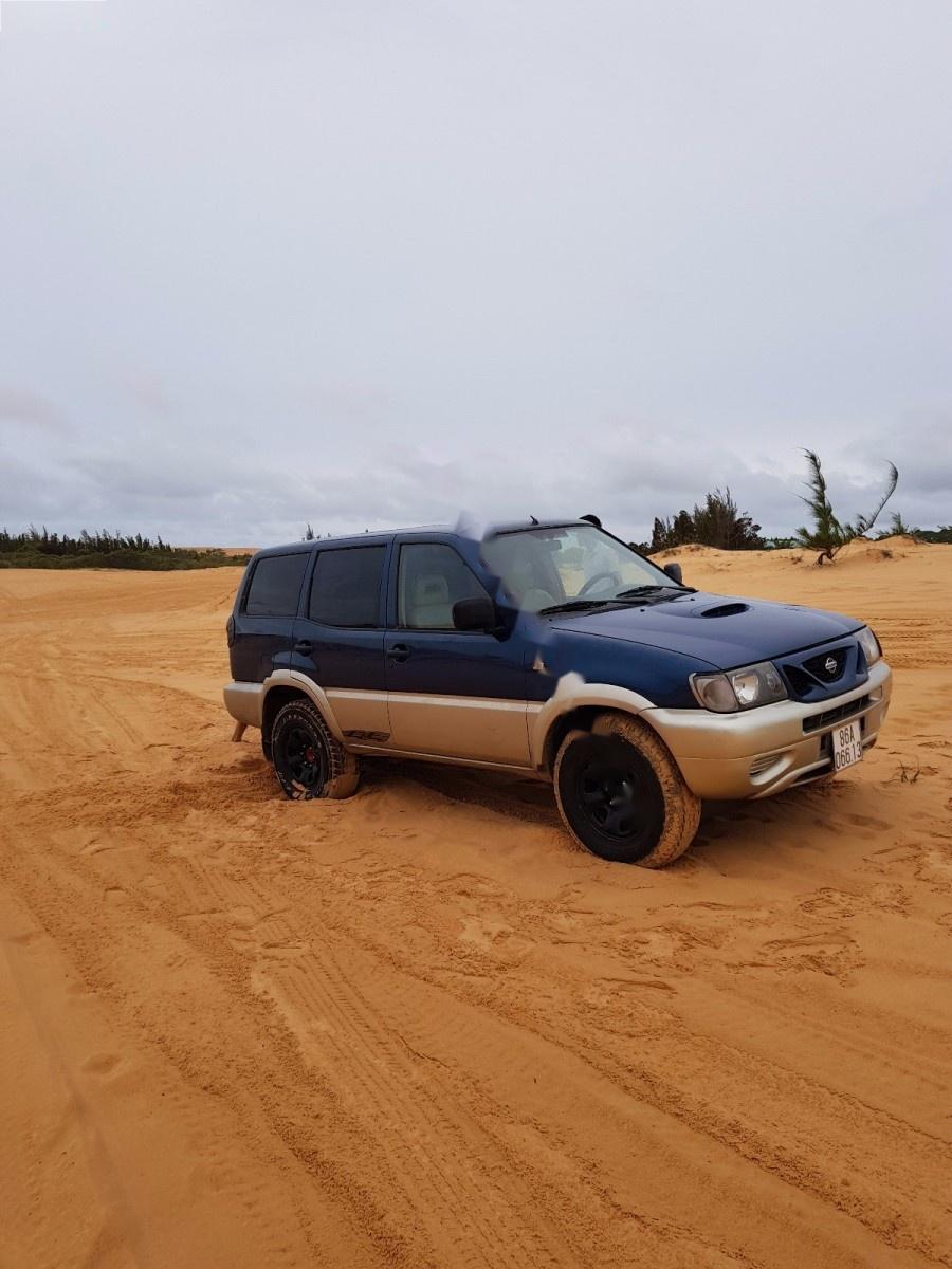 Nissan Terrano 2.7 Turbo 2000 - Bán Nissan Terrano 2.7 Turbo đời 2000, màu xanh lam, xe nhập