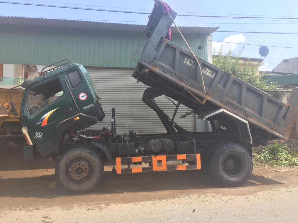 Fuso L315 2015 - Cần bán xe tải ben Cửu Long TMT 7,65 tấn, xe tải ben 1 cầu 2015, giá tốt