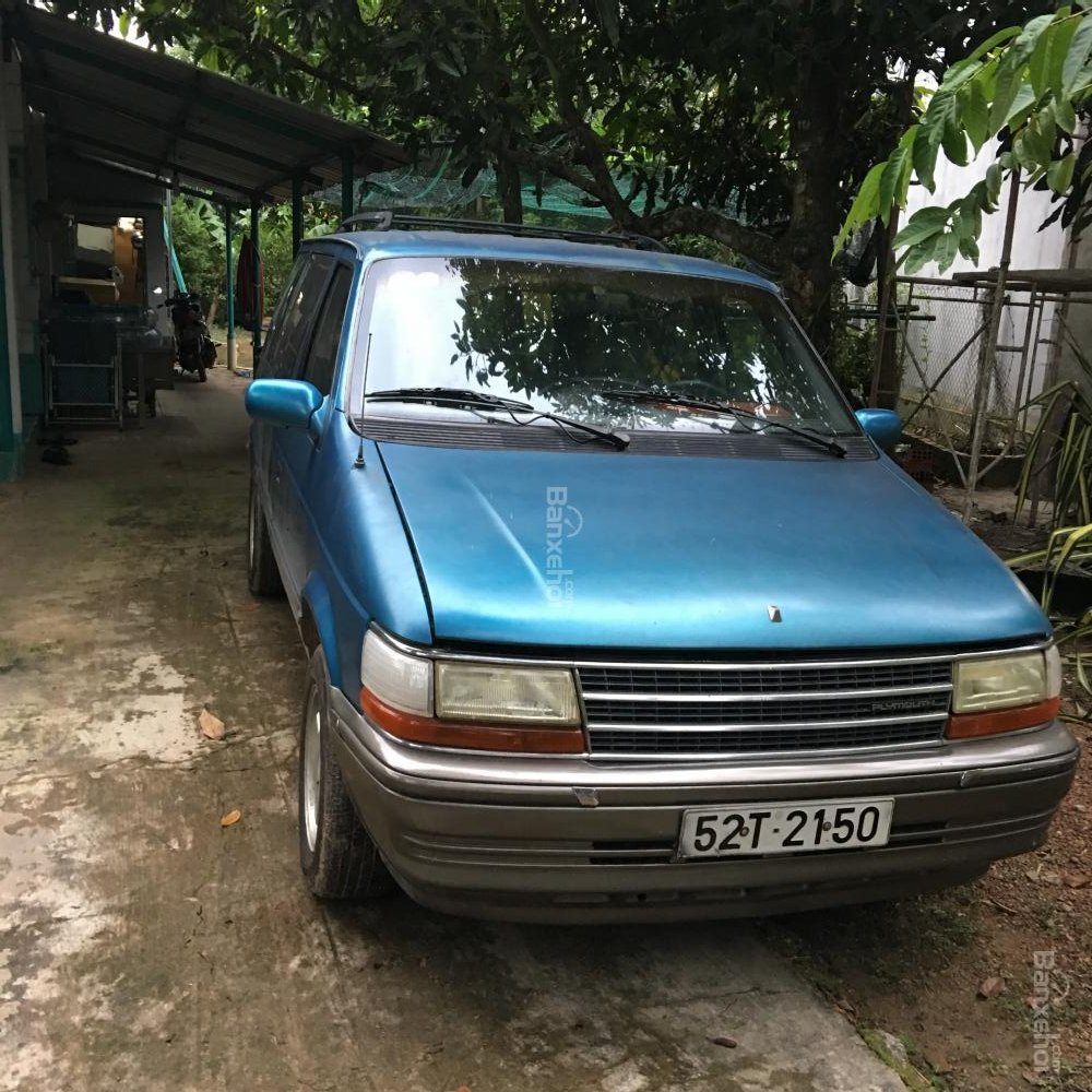 Chrysler Grand Voyager 1992 - Bán ô tô Chrysler Grand Voyager đời 1992, màu xanh lam, xe nhập