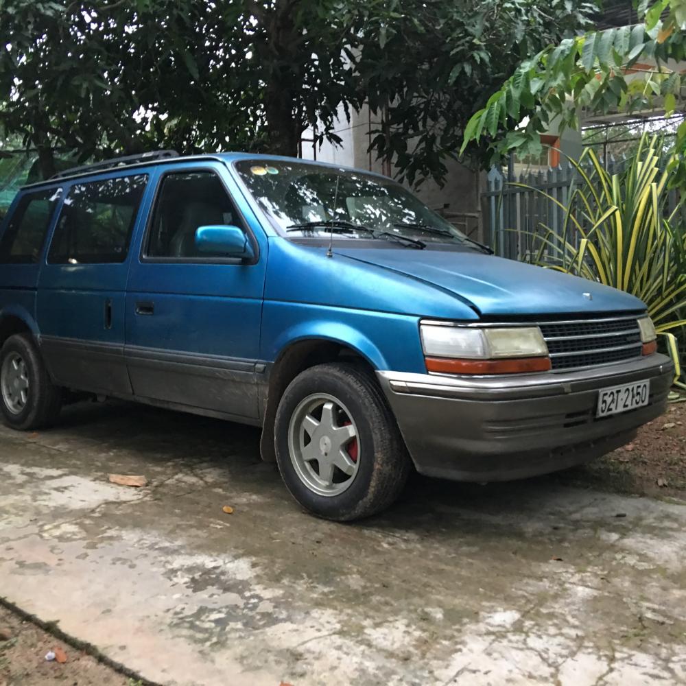 Chrysler Grand Voyager 1992 - Bán ô tô Chrysler Grand Voyager đời 1992, màu xanh lam, xe nhập