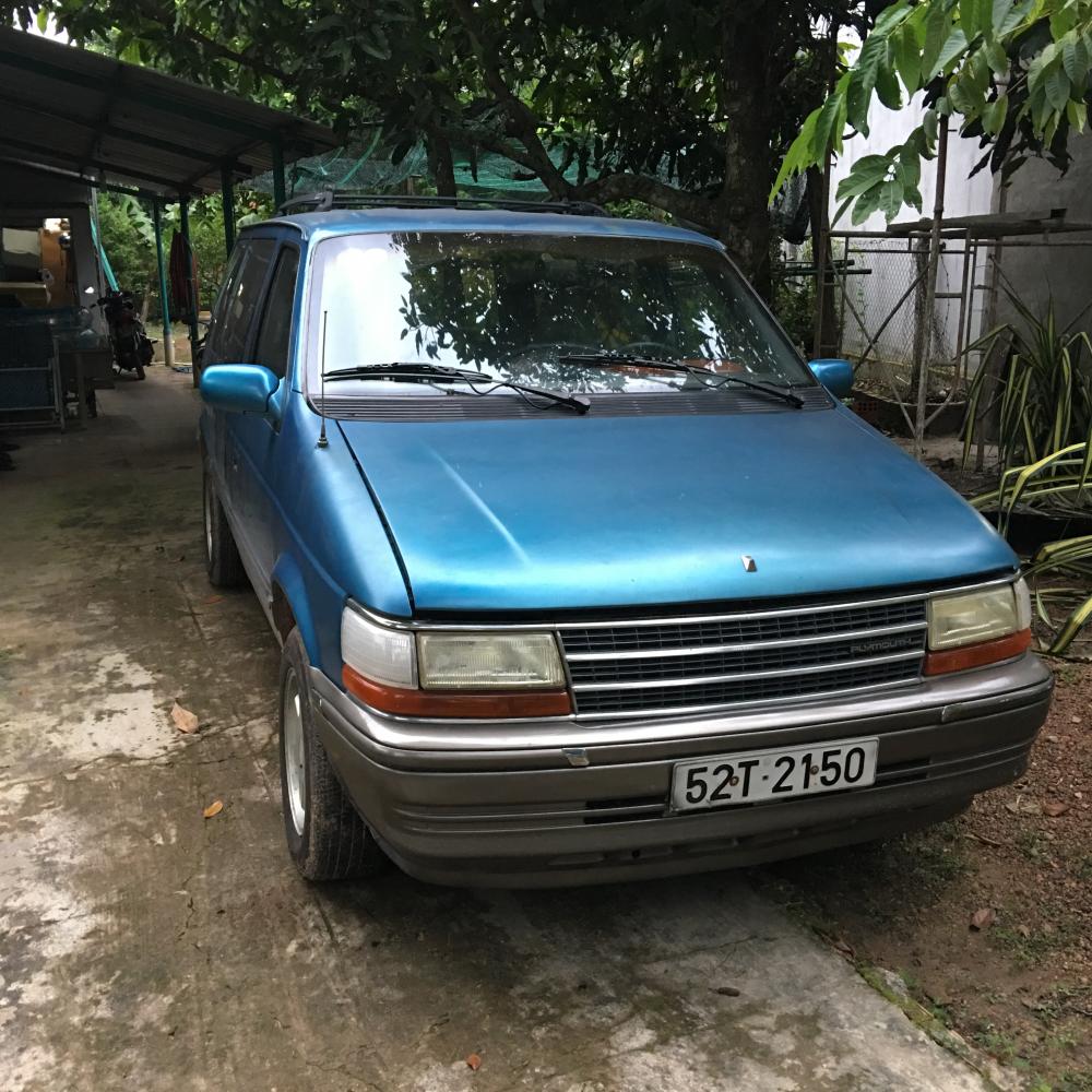 Chrysler Grand Voyager 1992 - Bán ô tô Chrysler Grand Voyager đời 1992, màu xanh lam, xe nhập