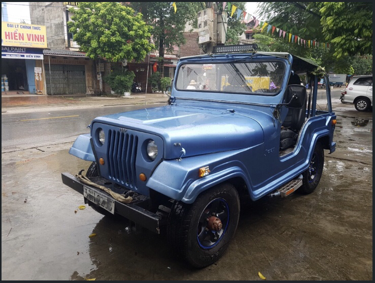 Jeep CJ 1975 - Bán Jeep CJ đời 1975, màu xanh lam, nhập khẩu