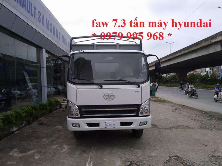 FAW FRR 2017 - Bán xe Faw 7.3 tấn máy Hyundai thùng dài 6M25, giá tốt liên hệ 0979 995 968