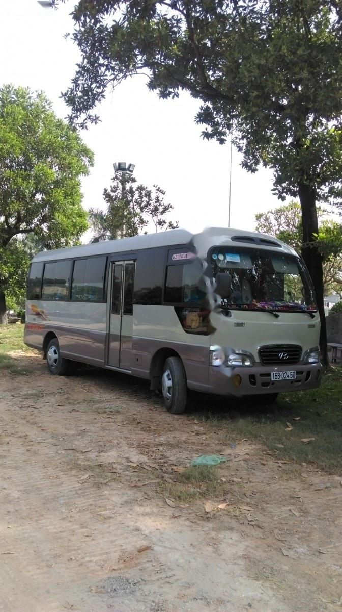 Hyundai County Limousine 2009 - Cần bán Hyundai County Limousine sản xuất 2009, hai màu, 550 triệu