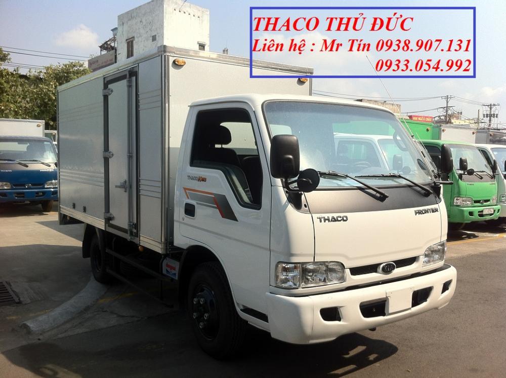 Xe tải 1,5 tấn - dưới 2,5 tấn 2017 - Xe tải Kia Trường Hải K165 tải trọng 2400kg 2300kg có xe giao liền