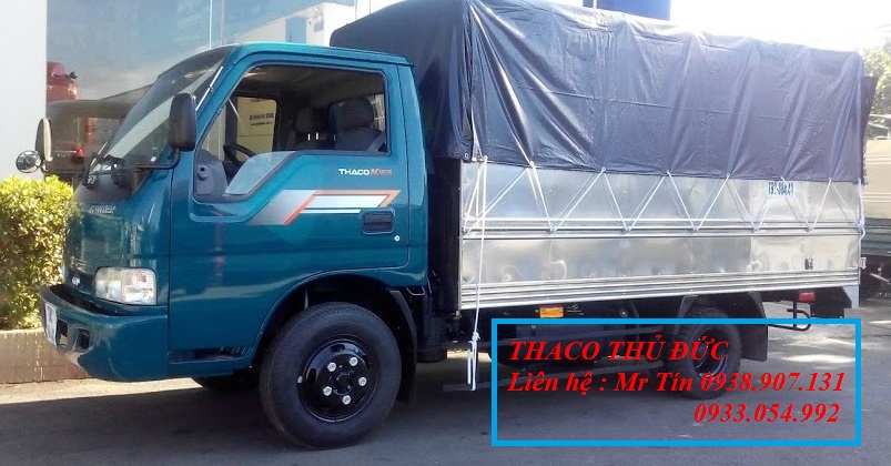 Xe tải 1,5 tấn - dưới 2,5 tấn 2017 - Xe tải Kia Trường Hải K165 tải trọng 2400kg 2300kg có xe giao liền