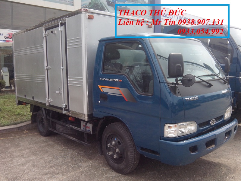 Xe tải 1,5 tấn - dưới 2,5 tấn 2017 - Xe tải Kia Trường Hải K165 tải trọng 2400kg 2300kg có xe giao liền