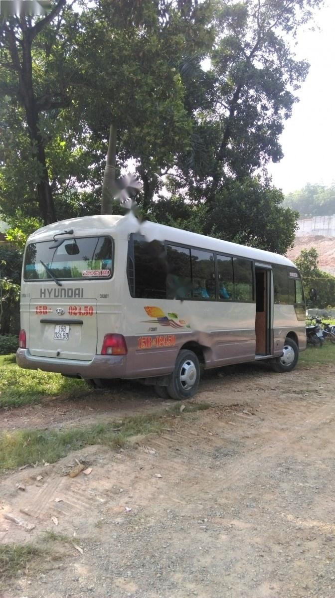 Hyundai County Limousine 2009 - Cần bán Hyundai County Limousine sản xuất 2009, hai màu, 550 triệu