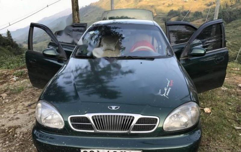 Daewoo Lanos SX 2003 - Bán xe Daewoo Lanos SX năm 2003, màu xanh lam, giá chỉ 130 triệu