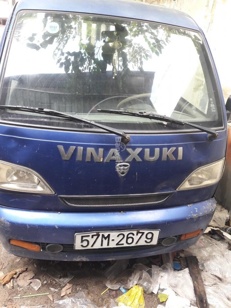 Vinaxuki Xe bán tải 2010 - Cần bán xe tải BEN hiệu Vinaxuki đời 2010, màu xanh lam