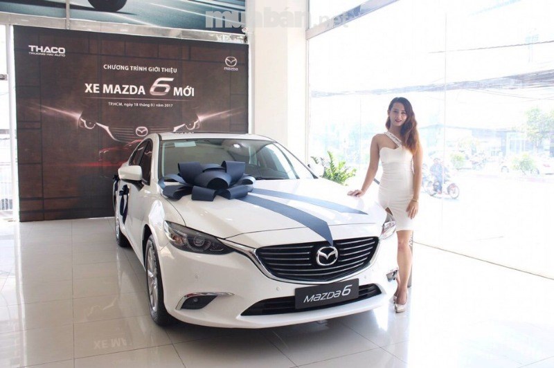 Mazda 6 2017 - Bán ô tô Mazda 6 đời 2017, màu trắng, nhập khẩu chính hãng