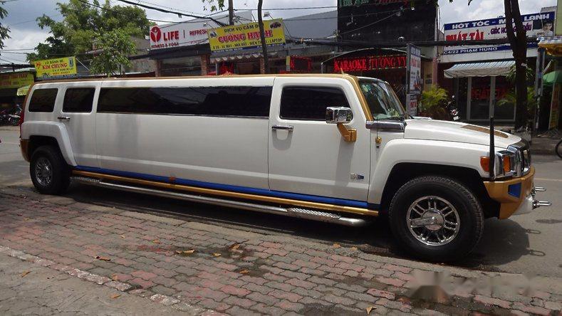 Hummer H3 Limousine AT 2009 - Bán Hummer H3 Limousine AT đời 2009, màu trắng