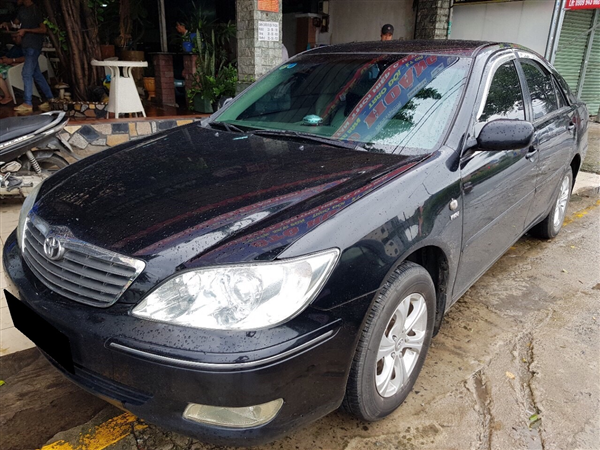 Toyota Camry 2.4G   2004 - Bán Toyota Camry 2.4G đời 2004, màu đen, giá chỉ 365 triệu