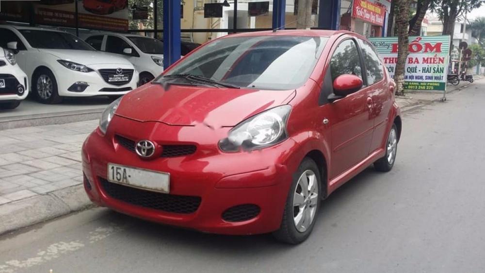 Toyota Aygo 1.0AT 2010 - Bán xe Toyota Aygo 1.0AT 2010, màu đỏ, xe nhập số tự động, 310 triệu