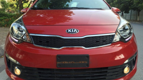 Kia Rio  1.4 AT  2015 - Bán Kia Rio 1.4 AT đời 2015, màu đỏ, giá chỉ 488 triệu