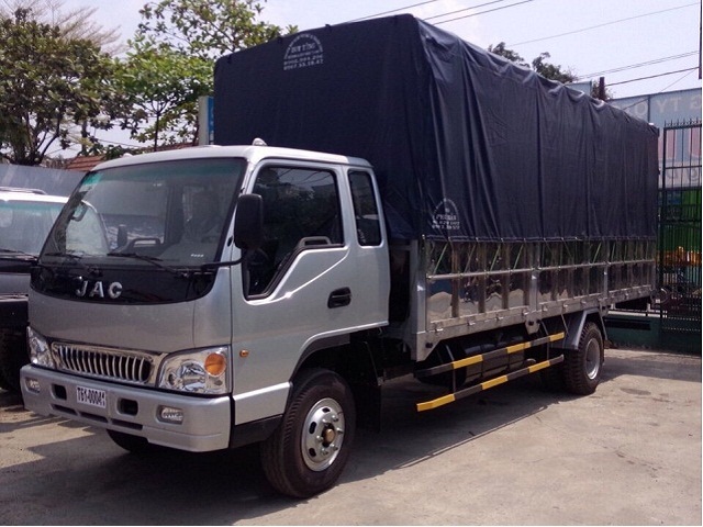 Xe tải Trên 10 tấn Jac 9.1 Tấn  2021 - Xe tải Jac 9t1 (9.1 tân) thùng dài 6.8 mét – bán xe tải Jac 9.1 tân/9,1 tấn/9.1 tan loại mới công nghệ Isuzu 