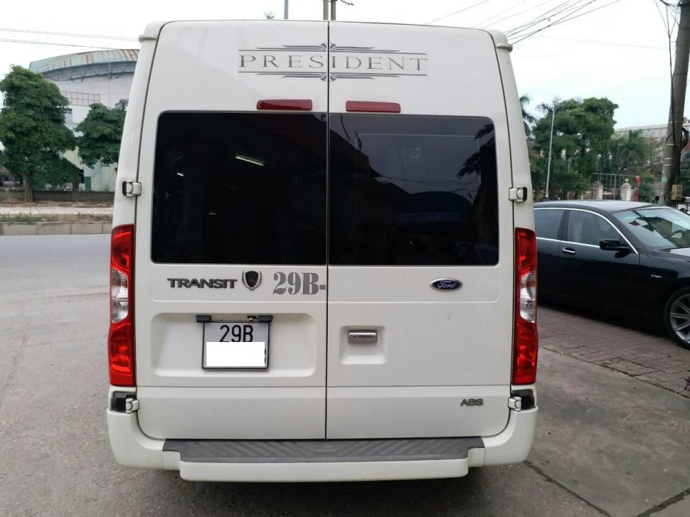 Ford Transit DCar President 2014 - Cần bán lại xe Ford Transit DCar President đời 2014, màu trắng chính chủ