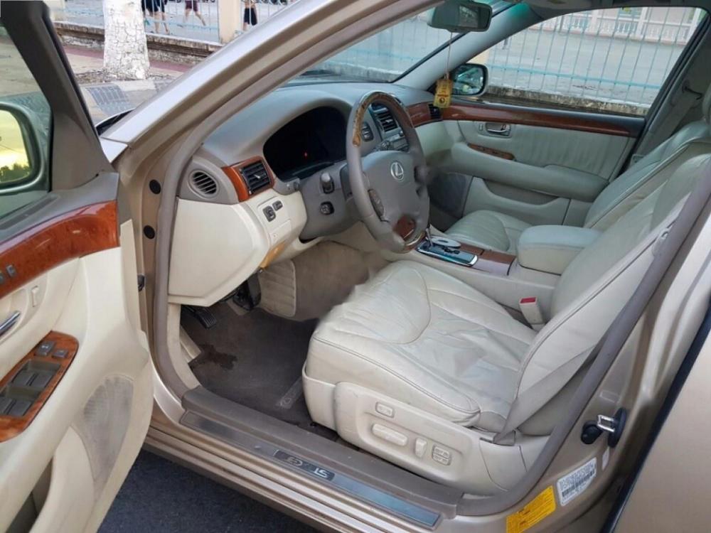 Lexus LS 430 2001 - Cần bán Lexus LS 430 2001, màu vàng, nhập khẩu 