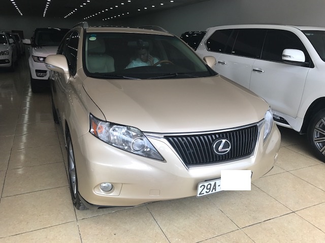 Lexus RX350 2009 - Cần bán xe Lexus RX350 2009, màu vàng, nhập khẩu