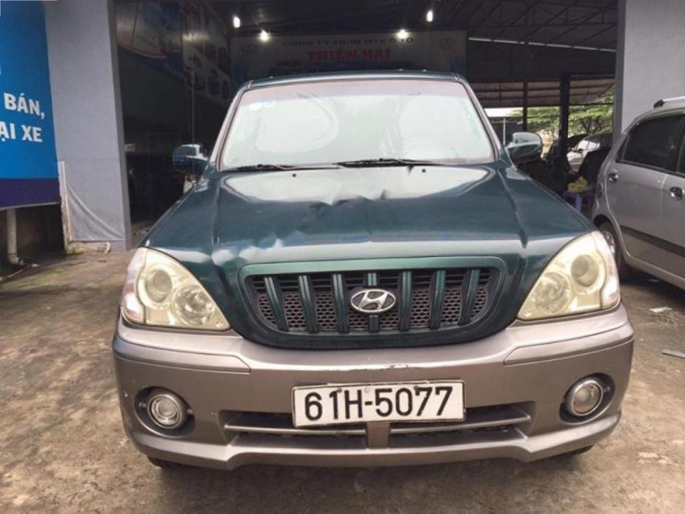 Hyundai Terracan 3.5MT 2003 - Bán xe Hyundai Terracan 3.5MT 2003, màu xanh