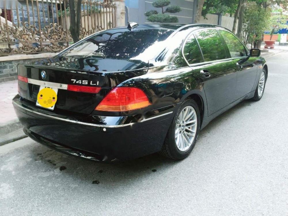 BMW 7 Series 745Li 2003 - Bán BMW 7 Series 745Li sản xuất 2003, màu đen, nhập khẩu nguyên chiếc số tự động, giá 560tr
