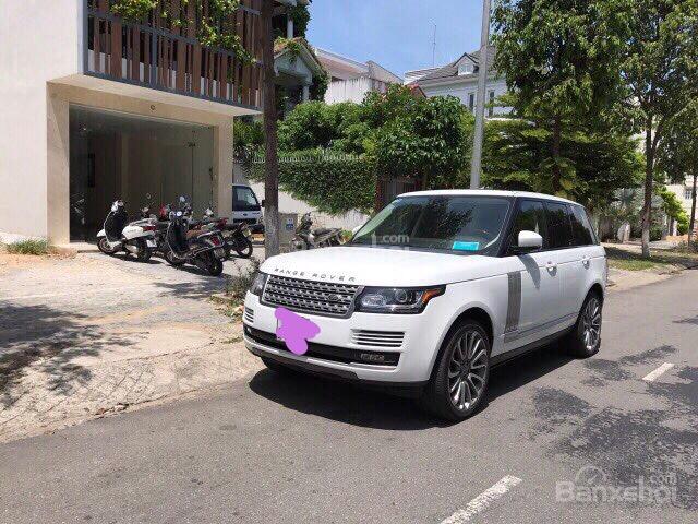 LandRover Range rover HSE 2013 - LandRover Range Rover HSE trắng, nội thất Chery, biển tư nhân phí sang tên 2%