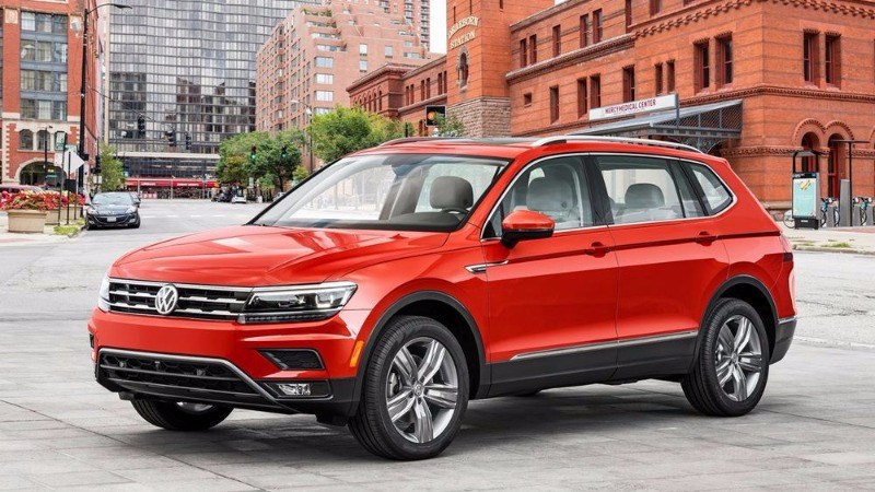 Volkswagen Tiguan 2017 - Bán Volkswagen Tiguan đời 2017, màu đỏ, nhập khẩu nguyên chiếc