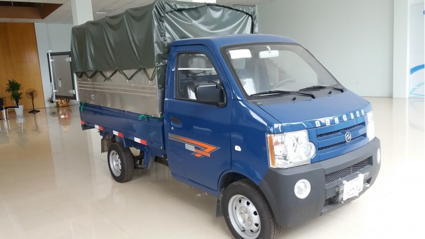 Cửu Long A315 2017 - Mua xe tải nhỏ Dongben 870kg thùng dài 2m5/ xe tải Dongben thùng mui bạt/ Dongben thùng kín trả góp