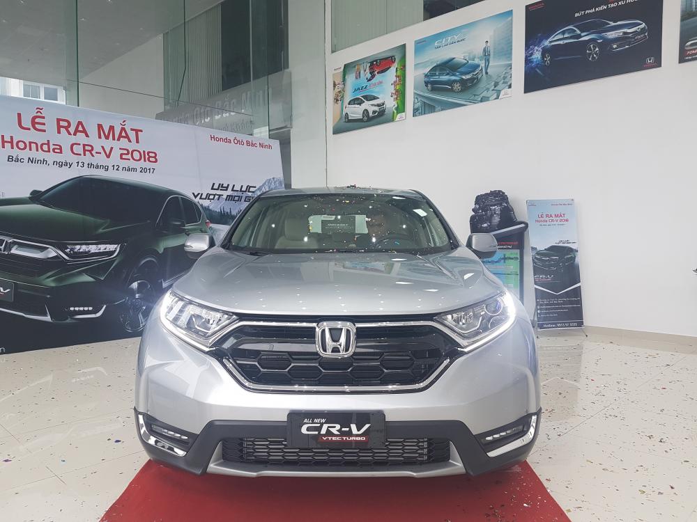 Honda CR V 1.5 Vtec Turbo  2017 - Bán Honda CR V 1.5 vtec turbo bản E sản xuất 2017, màu bạc