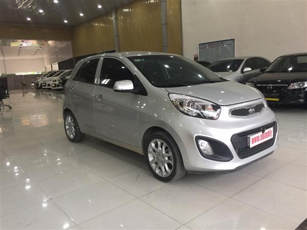 Kia Picanto   2013 - Bán xe Kia Picanto đời 2013, màu bạc, số tự động, giá 315tr