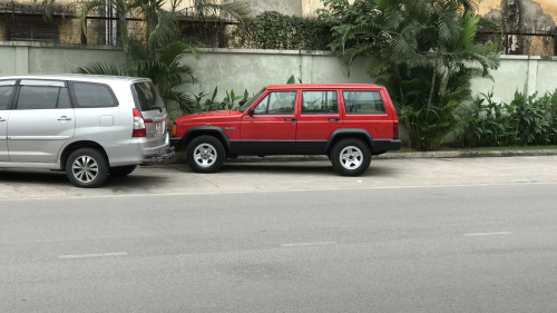 Jeep Cherokee   4.0 MT  1996 - Bán Jeep Cherokee 4.0 MT 1996, màu đỏ, giá chỉ 125 triệu