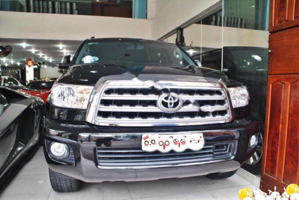 Toyota Sequoia Platium 5.7 2015 - Bán Toyota Sequoia Platium 5.7 đời 2015, màu đen, xe nhập như mới