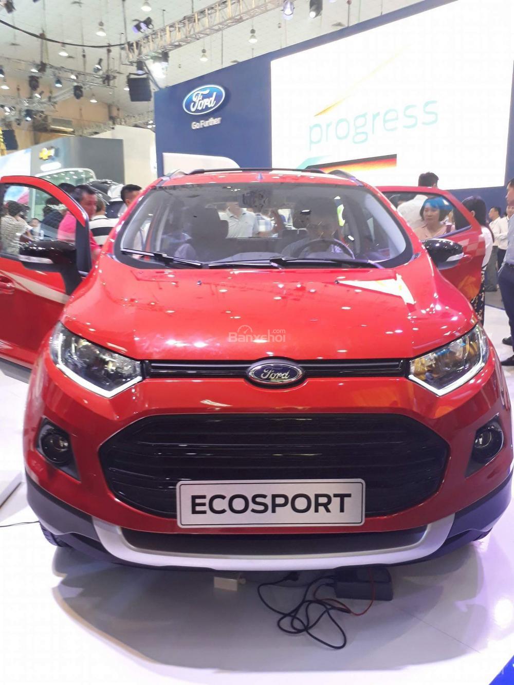 Ford EcoSport 1.5L AT Titanium 2017 - Tel: 0919.263.596_bán Ford Ecosport Titanium 2018, KM khủng, tặng BHTV, camera với màn hình