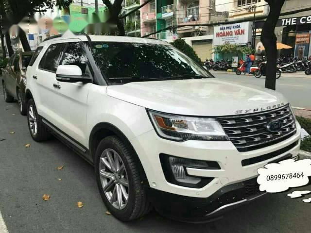 Ford Explorer 2017 - Cần bán Ford Explorer sản xuất 2017, màu trắng, nhập khẩu nguyên chiếc