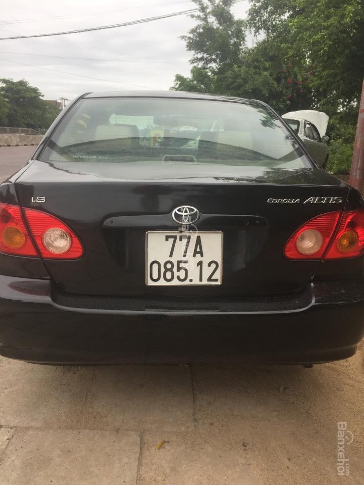 Toyota Corolla altis J 2001 - Bán Toyota Corolla Altis đời 2001, màu đen