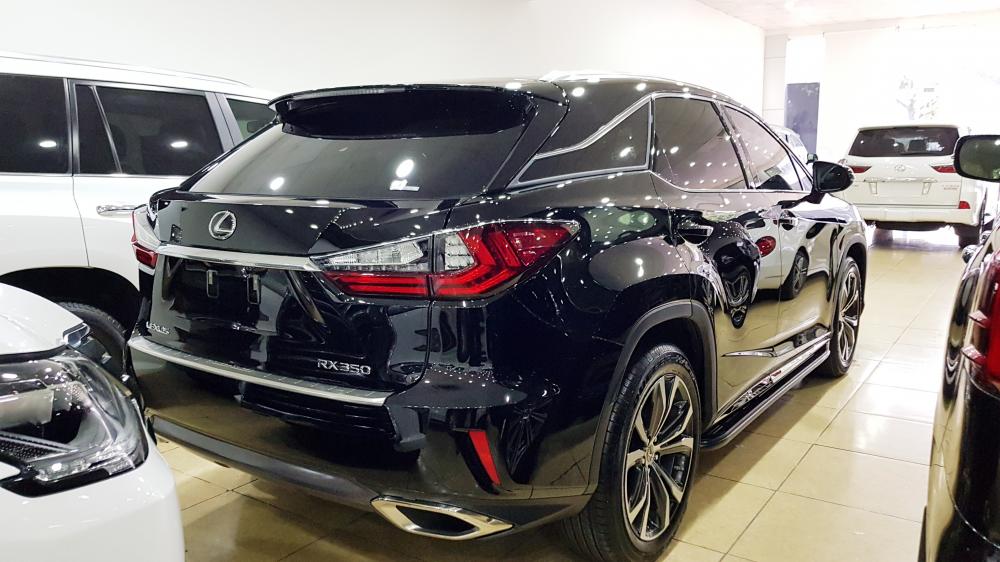 Lexus RX 350 2017 - Cần bán xe Lexus RX 350 sản xuất 2017, mới 100%, màu đen, nội thất nâu