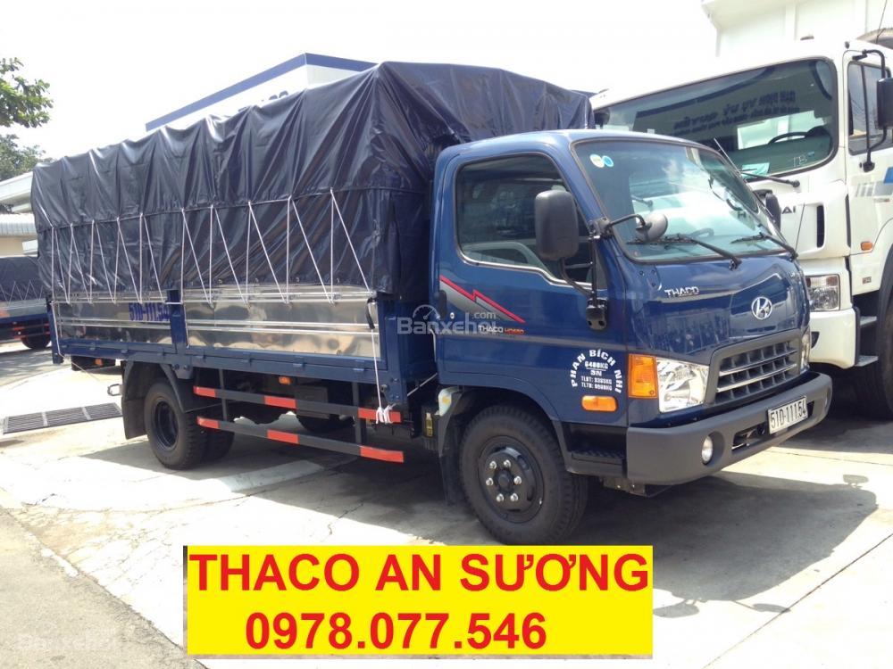 Thaco HYUNDAI 2017 - Thaco Hyundai HD500 tải 4.99 tấn, Thaco Hyundai HD650 tải 6.5 tấn xe tải Thaco 5 tấn thùng mui bạt