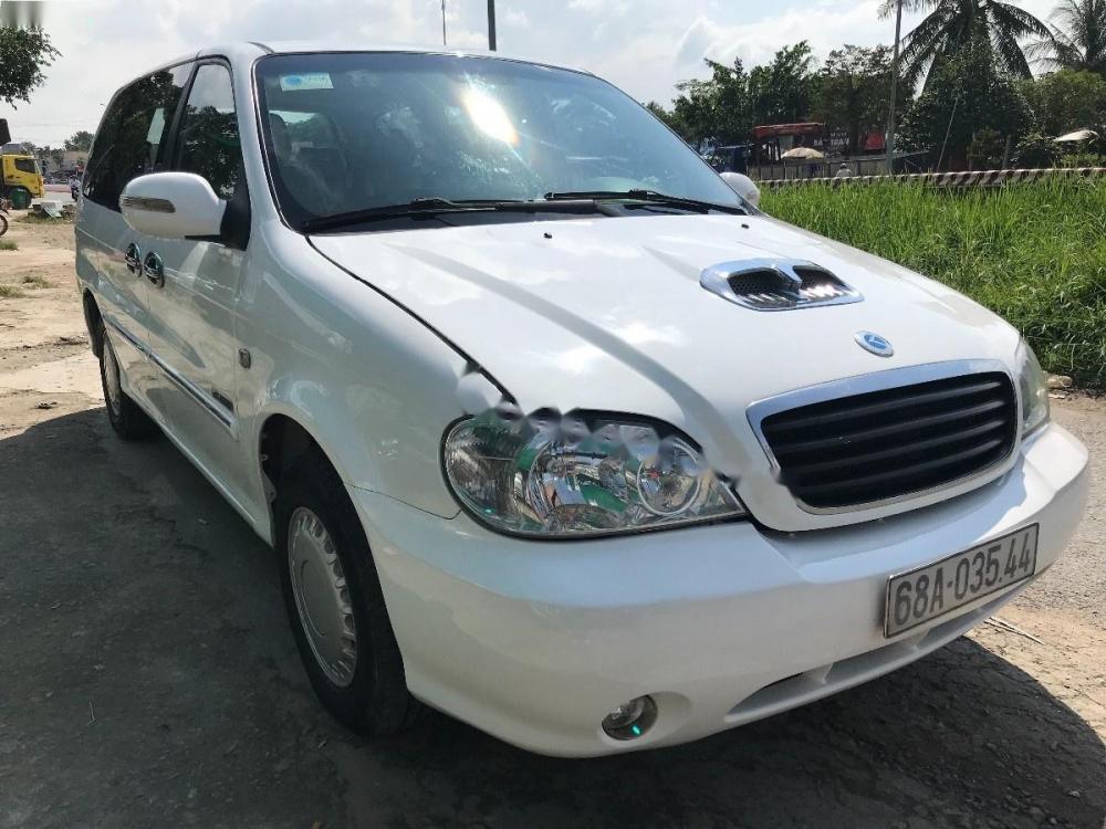 Kia Carnival 2002 - Bán Kia Carnival năm 2002, màu trắng, nhập khẩu nguyên chiếc số tự động, 280 triệu