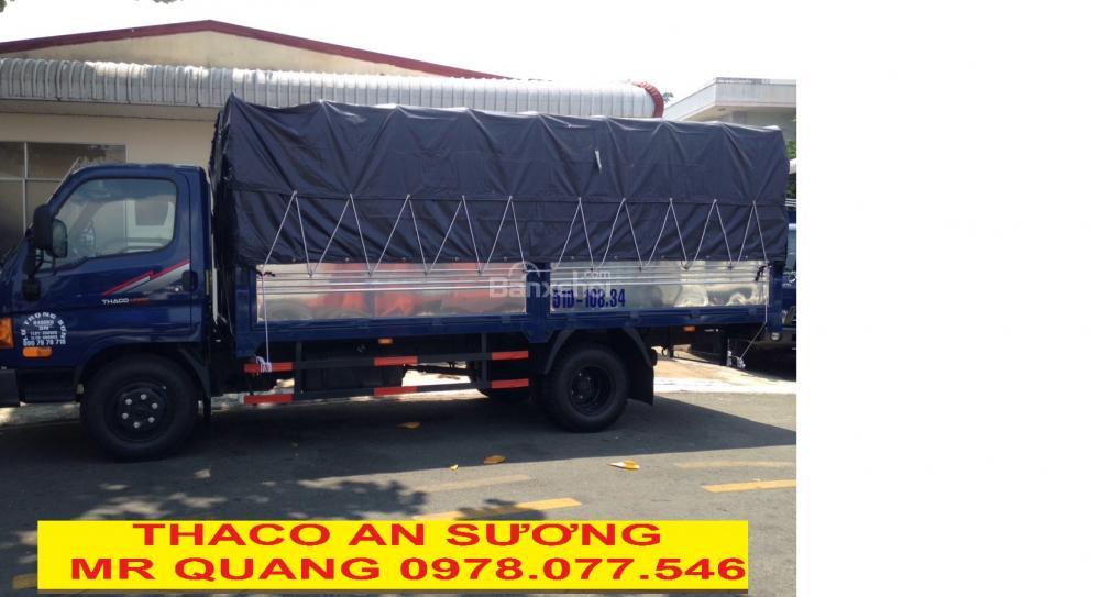 Thaco HYUNDAI 2017 - Thaco Hyundai HD500 tải 4.99 tấn, Thaco Hyundai HD650 tải 6.5 tấn xe tải Thaco 5 tấn thùng mui bạt