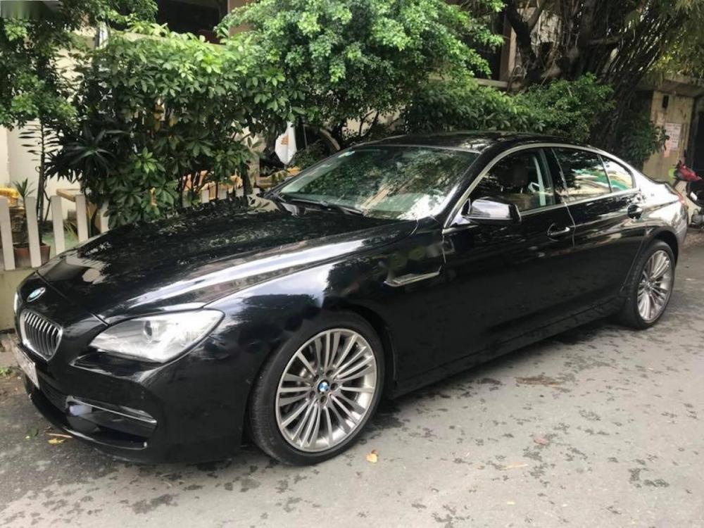 BMW 6 Series 640i Gran Coupe 2014 - Cần bán gấp BMW 6 Series 640i Gran Coupe năm 2014, màu đen, xe nhập