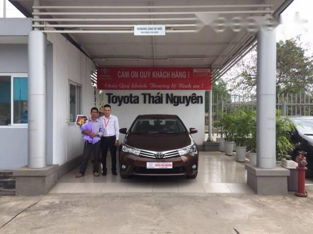 Toyota Corolla altis 1.8G 2016 - Chính chủ bán xe Toyota Corolla altis 1.8G đời 2016, màu nâu