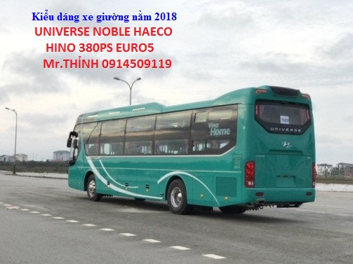 Hyundai Universe 2018 - Bán xe Universe Haeco K47 Hino 2018 Euro5 cao cấp