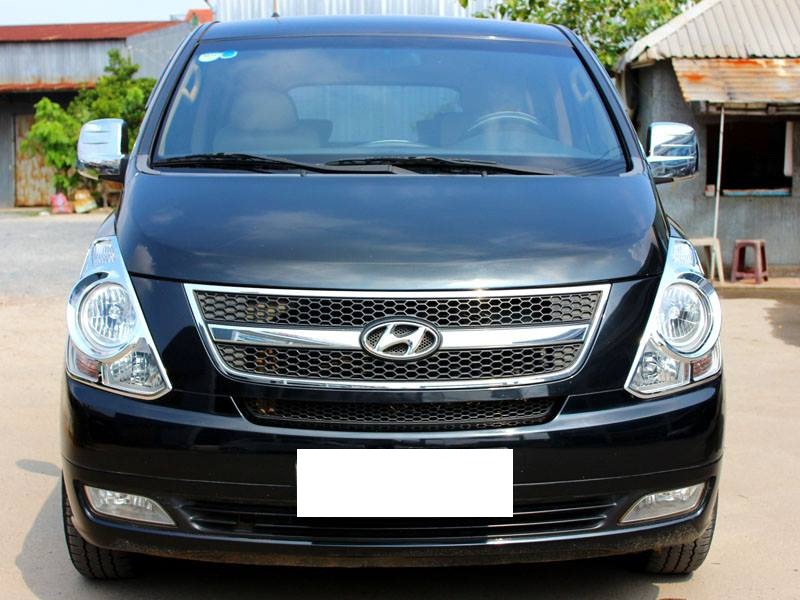 Hyundai Starex 2008 - Hyundai Grand Starex 2.5MT, 2008 bản 12 chỗ, màu đen, số sàn, máy dầu CRDi